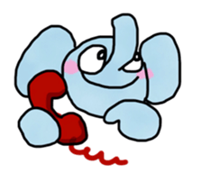 A little elephant sticker #1808882