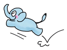 A little elephant sticker #1808884