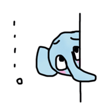 A little elephant sticker #1808885