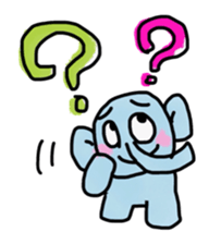 A little elephant sticker #1808898