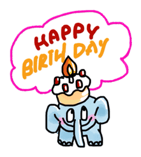 A little elephant sticker #1808903