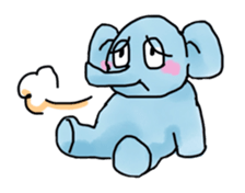 A little elephant sticker #1808909