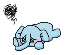 A little elephant sticker #1808910