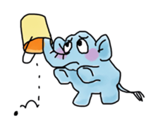 A little elephant sticker #1808911
