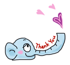 A little elephant sticker #1808916