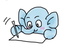 A little elephant sticker #1808919