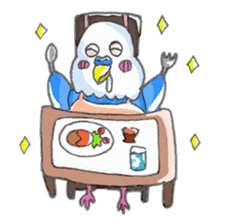 Poe copy of lovebird and budgerigar sticker #1809005