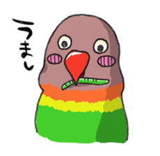 Poe copy of lovebird and budgerigar sticker #1809010