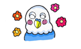 Poe copy of lovebird and budgerigar sticker #1809013