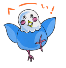 Poe copy of lovebird and budgerigar sticker #1809017