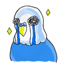Poe copy of lovebird and budgerigar sticker #1809018