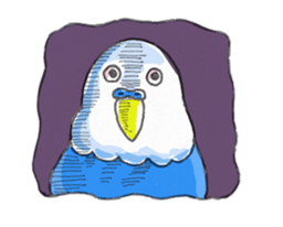 Poe copy of lovebird and budgerigar sticker #1809019