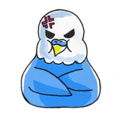 Poe copy of lovebird and budgerigar sticker #1809023