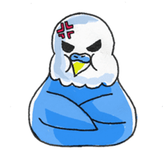 Poe copy of lovebird and budgerigar sticker #1809023