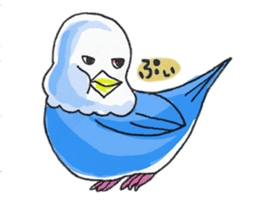 Poe copy of lovebird and budgerigar sticker #1809024