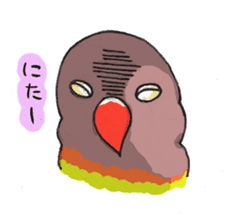 Poe copy of lovebird and budgerigar sticker #1809028