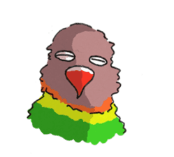 Poe copy of lovebird and budgerigar sticker #1809030