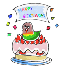 Poe copy of lovebird and budgerigar sticker #1809034