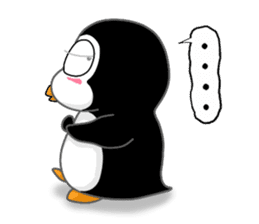 Penguin BLACK sticker #1809603