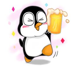 Penguin BLACK sticker #1809606