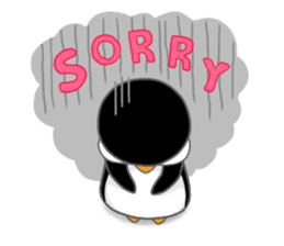 Penguin BLACK sticker #1809633