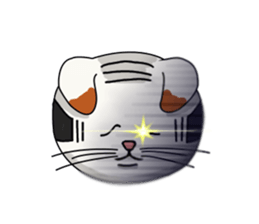 Calico cat Kumori sticker #1809931