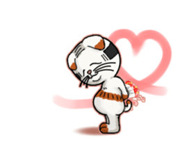 Calico cat Kumori sticker #1809955