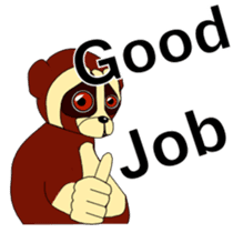 The daily life of Slow Loris sticker #1810041