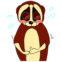 The daily life of Slow Loris sticker #1810055