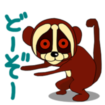 The daily life of Slow Loris sticker #1810056