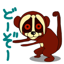 The daily life of Slow Loris sticker #1810056
