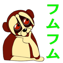 The daily life of Slow Loris sticker #1810062