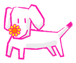 Fanny dog HANA sticker #1811521