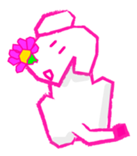 Fanny dog HANA sticker #1811529