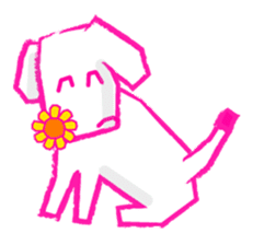 Fanny dog HANA sticker #1811530