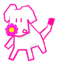 Fanny dog HANA sticker #1811535