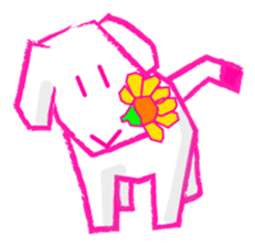 Fanny dog HANA sticker #1811549