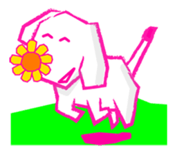 Fanny dog HANA sticker #1811556