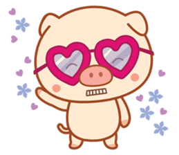 PINK Piggy sticker #1811900