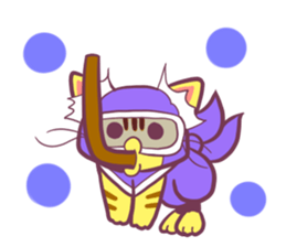 Cat's NINJA sticker #1811925