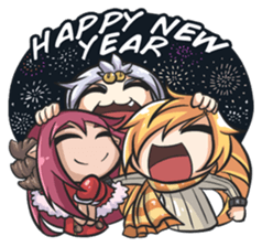 Lily & Marigold (Part Holiday) sticker #1812165