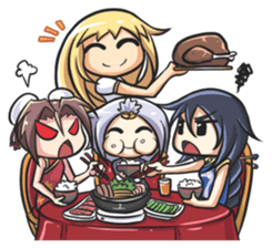 Lily & Marigold (Part Holiday) sticker #1812167