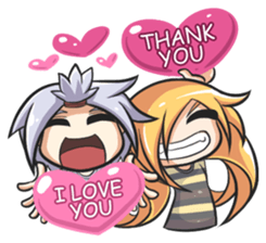 Lily & Marigold (Part Holiday) sticker #1812173