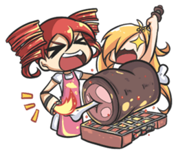 Lily & Marigold (Part Holiday) sticker #1812190