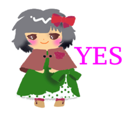 Pretty dress. sticker #1812601