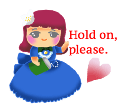 Pretty dress. sticker #1812602