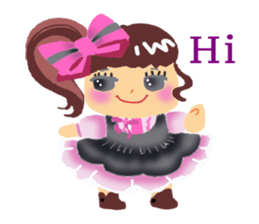 Pretty dress. sticker #1812603