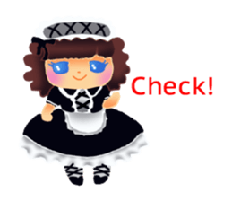 Pretty dress. sticker #1812604