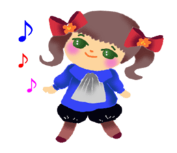 Pretty dress. sticker #1812607