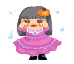 Pretty dress. sticker #1812608